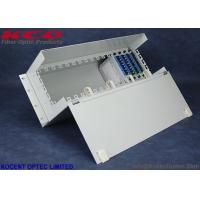 Quality 4U Fiber Optical PLC Splitter Patch Panel Distribution Frame 14 16 Slot SC/APC for sale