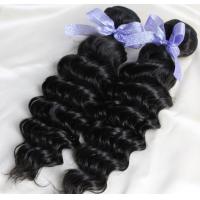 China Natural Black grade 6a virgin brazilian hair ,  Softy Hair Extension for sale