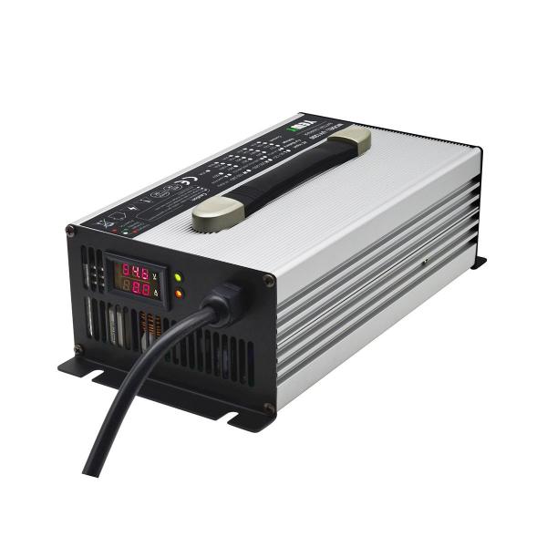 Quality 15A 1200W 60 Volt Bluetooth Battery Charger Lifepo4 Intelligent for sale