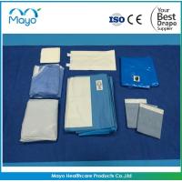 Quality FDA Laparotomy Drape Disposable Surgical Packs PE Viscose Material for sale