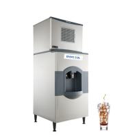 China Hotel Stainless Steel Ice Maker With Self-service Dispensing Ice Cubes factory