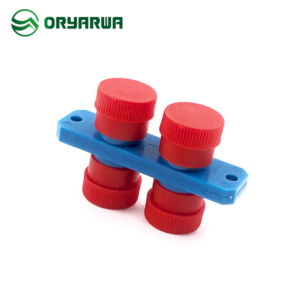 Quality Flange Plastic Housing Duplex FC Fiber Optic Adapter Multimode for sale