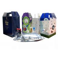 China Transparent 22L 25L 50L Aluminum Aseptic Bag In Box With Spigot For Liquid Beverage for sale