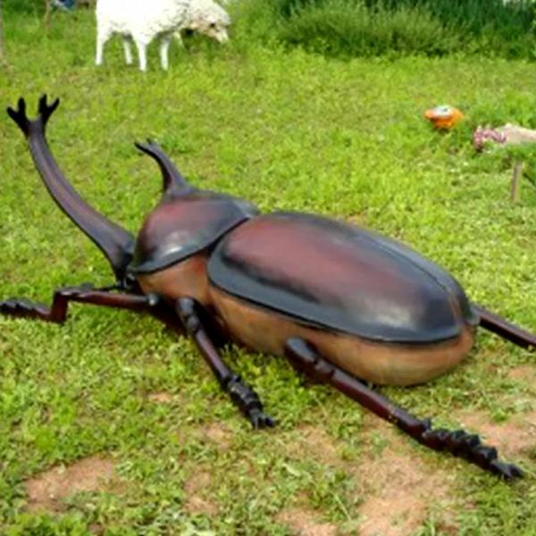 Quality Sunproof Animatronic Insects Sculpture Customized With Movement / Sound Customization for sale