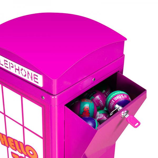 Quality Amusement Game Vending Machine Kiosk Telephone Booth Shape for sale