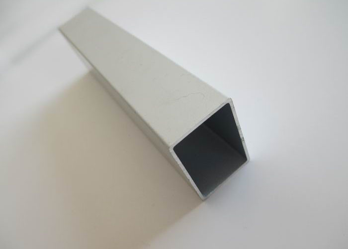 China White Aluminum Square Tubing , Anodized Aluminum Pipe 3.0MM Wall Thickness factory