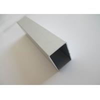 China White Aluminum Square Tubing , Anodized Aluminum Pipe 3.0MM Wall Thickness for sale