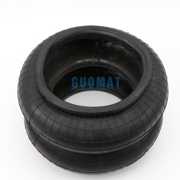 Quality 350255H-2 Flange Type Connection Convoluted Rubber Air Bellow for sale