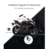 Quality 2CH 1080P Motorcycle DVR Motorbike Camcorder Video Recorder Dual Camera for sale