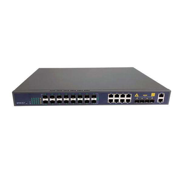 Quality Cassette 16 Port GPON OLT Compatible With HUAWEI ZTE ONU 8GE SFP 10GE SFP+ for sale