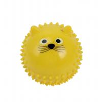 China Factory directly sale cute cat pattern pvc Inflatable spiky  hand massage ball factory