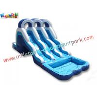 China OEM Renting Kids Commercial Outdoor Inflatable Bounce Houses Water Slides for pools factory
