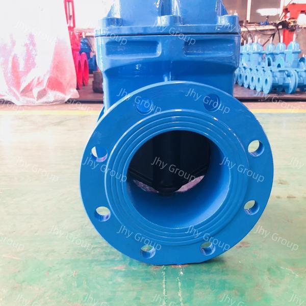 Quality Lock Closed DI Gate Valve Non Rising Stem Resilient Seated Valve for sale