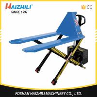 China Hot selling 1000kg high lift electric scissor lift pallet truck for sale