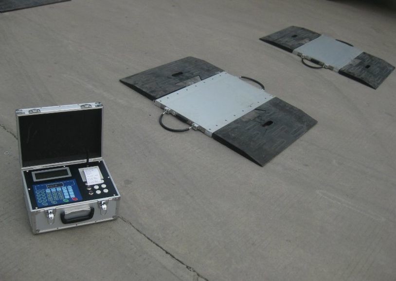 Quality Portable Truck Axle Scales Axle Load Protection Systems Night Visible Clearly for sale