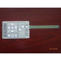 Quality Thin Film 3m Adhesive Single Membrane Switch , Embossed Membrane Key Switches for sale