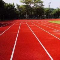 Quality Rubber Granules Athletic Running Tracks With Breathable Spray Coating System for sale