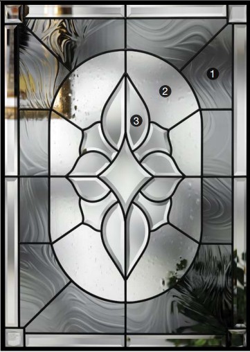 Quality 25.4MM 1000MM Arched Leaded Decorative Stained Glass Patina Caming for sale