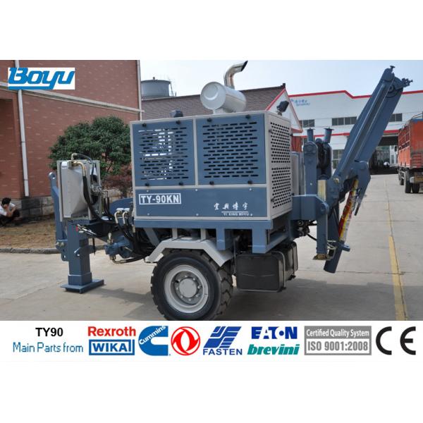 Quality Groove Number 8 Hydraulic Cable Pull machinery 100kN with 118kw Cummins Engine for sale