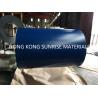 China CGCC G550 0.12 X 914MM Blue Color Coated Galvanized Steel Coil ISO 9002-2010 factory