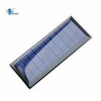 China 0.23W High Efficiency Epoxy Resin Solar Panel ZW-74529 Portable Solar Laptop Charger 5V Mini Solar Panel factory