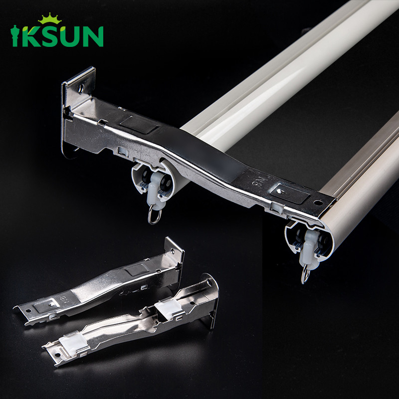 China 6063 T5 Extrusion Curtain Sliding Rail Curtain Track Custom Aluminum Alloy Metal factory