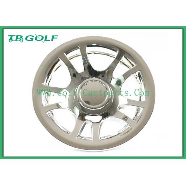 Quality 8 Inch Golf Cart Wheel Covers SS 5 Spoke Hub Caps For Steel Wheels 330g for sale