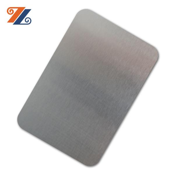 Quality PVC Coated Chromium White HL 201 Stainless Steel Sheet No 4 1219x2438mm for sale