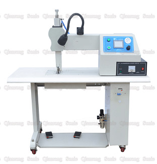 Quality 800 Watt Ultrasonic Sewing Machine For Fabric Sealing Cutting With 12mm Rotary Wheel for sale
