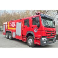 China SINOTRUK 375HP Commercial Fire Trucks , 6x4 15T Fire Rapid Response Vehicle factory