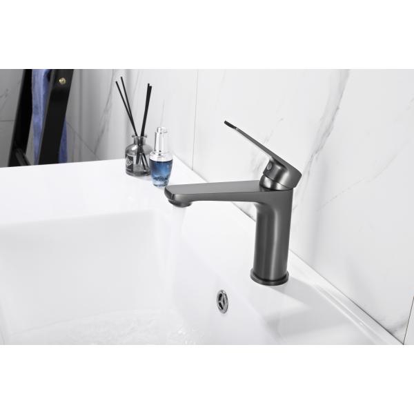 Quality 1 Hole Counter Top Wash Basin Taps 13L/Mins Hot Cold Water Desk Mounted for sale