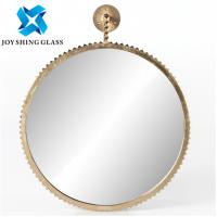 China Iron Frame Aluminum Mirror Glass Clear Large Bathroom Vanity Mirrors factory