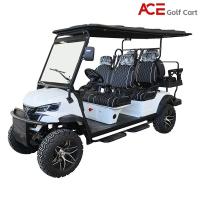 China Luxury Garden Golf Cart With Enhanced Braking System And Smart Charger factory