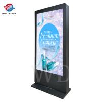 China 3500 Nits LCD Signage Display Outdoor Kiosk CMS Remote Monitor for sale