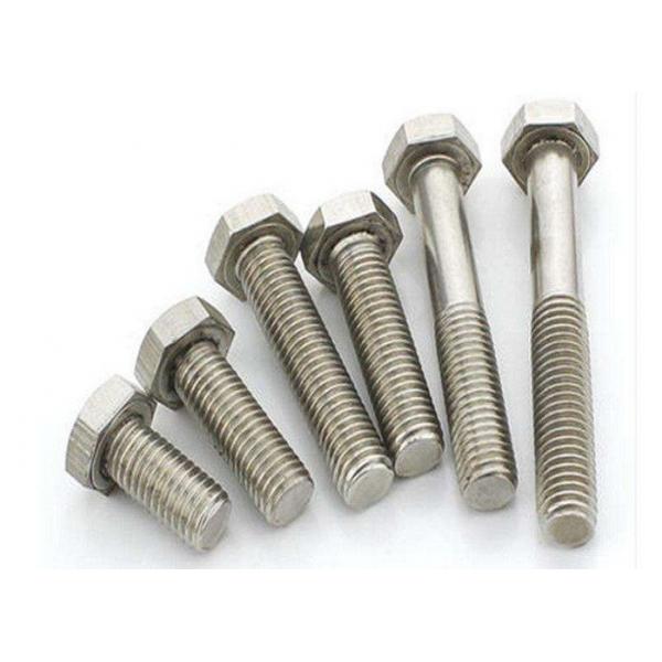 Quality Precision Stainless Steel Hex Head Bolts Customized Size For Industrial Buildings for sale