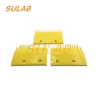 China Mitsubishi Escalator Spare Parts Yellow Plastic Comb Plate YS125B688 YS120B976 factory