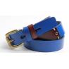 China Kids  Mixed Color Genuine Leather Belt With Two Different Color Loops factory