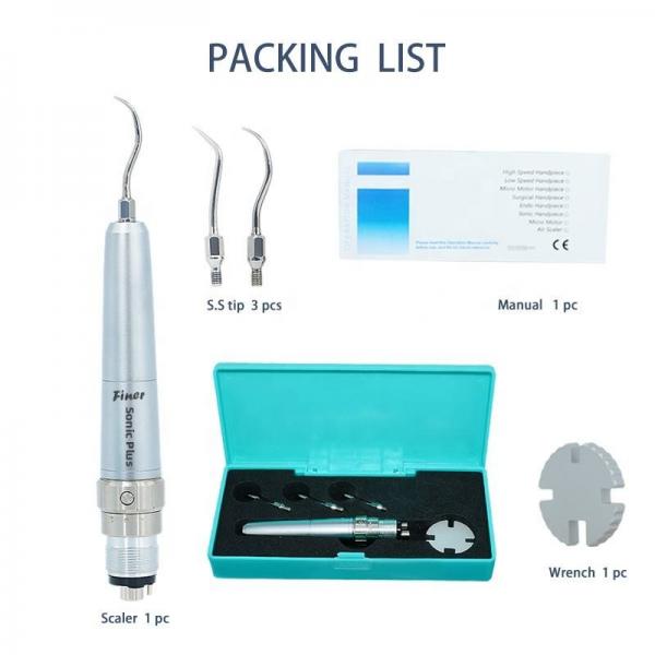 Quality Turbine Practical Ultrasonic Tooth Scaler , 4 Hole Ultrasonic Hand Scaler for sale