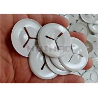 China Mild Steel Insulation Clips With White Color Coating To Fix Insulation Pins factory