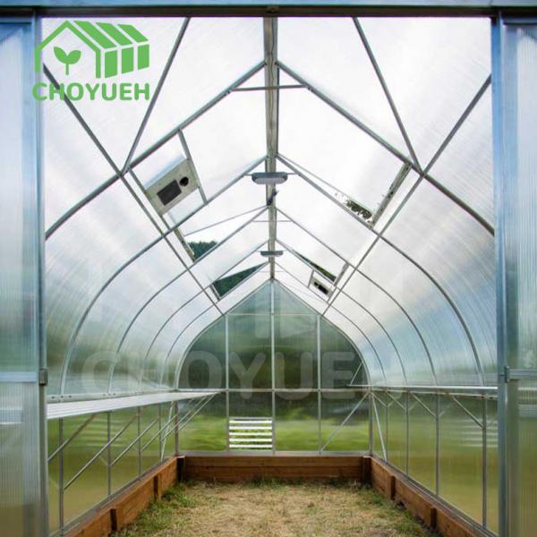 Quality UV Protection Polycarbonate Tunnel Greenhouse	Vegetable Farming for sale