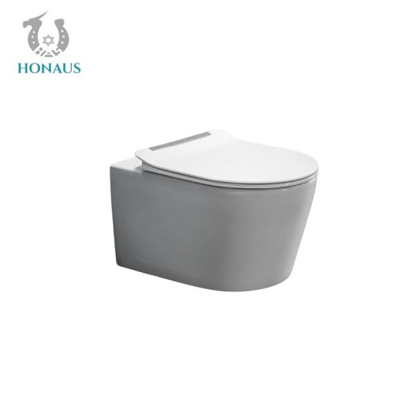 Quality P Trap 180mm Compact Wall Hung Toilet Bowl Square Floating Toilet Bowl for sale