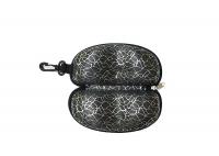 China Black EVA Glasses Case Digital Printing Fabric Shockproof with Nylon Zipper factory