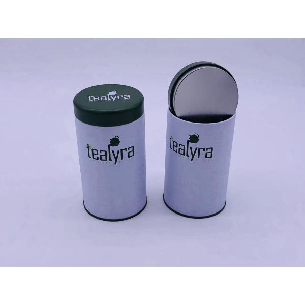 Quality Promotion Metal Round Tin Box With Airtight Lid For Tea / Coffee Package for sale