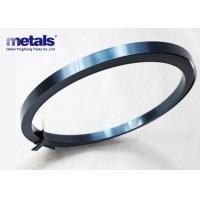 China Metal Steel Packing Strip Black Blue 0.5x16mm 0.5x19mm 0.8x32mm 0.9x25mm for sale