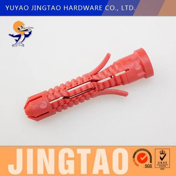 Quality Universal Plastic Hollow Wall Anchors Plug Economical Red Color for sale