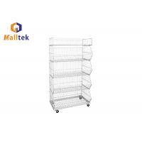 China Multi Layer Supermarket Metal Wire Mesh Cage Promotion Bread for sale