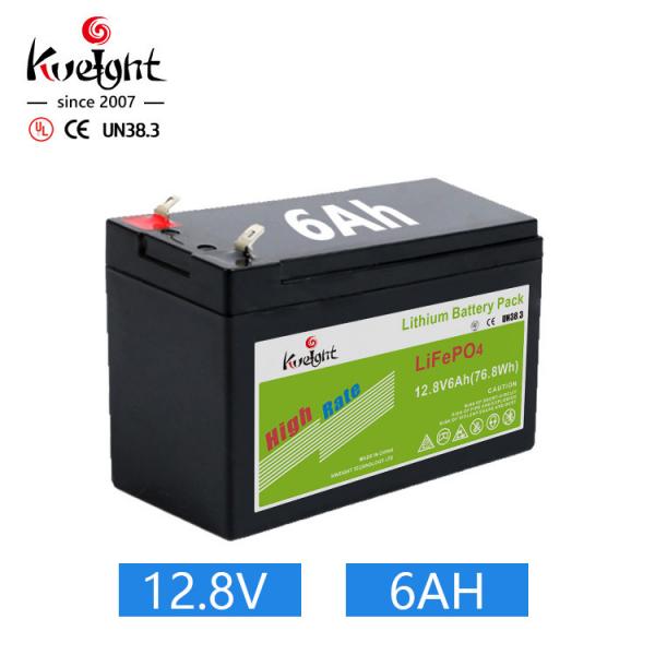 Quality Home Energy 12V LiFePO4 Battery 6Ah 12.8V Lithium Iron Battery Solar System for sale
