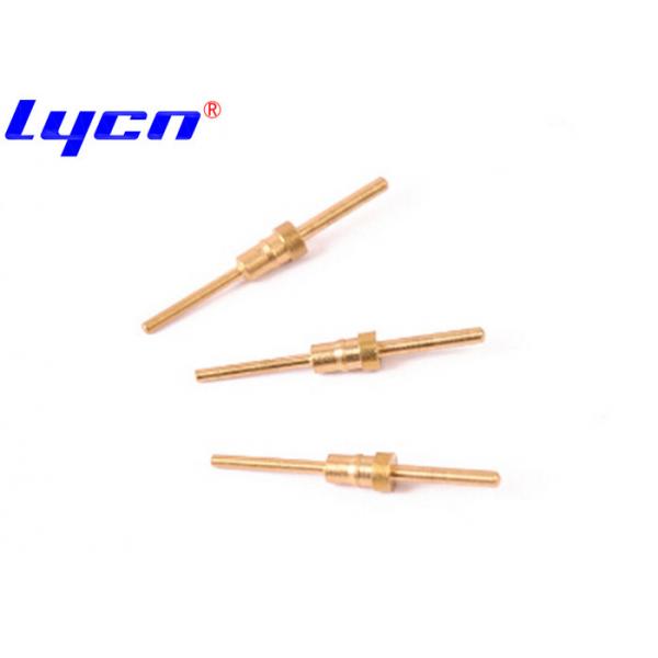 Quality Brass PCB Circuit Board Pins 1.8mm With Gold Plated Nickel Plated for sale