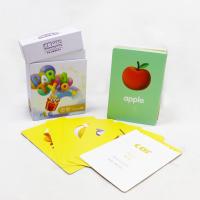 China Customized pattern English learning cards for children custom design phonics laser flashcards for kids factory