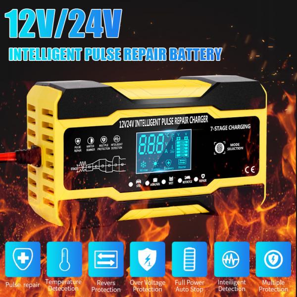 Quality Pulse Repair UPS 12V 24V 10A Lead Acid Battery Charger for sale